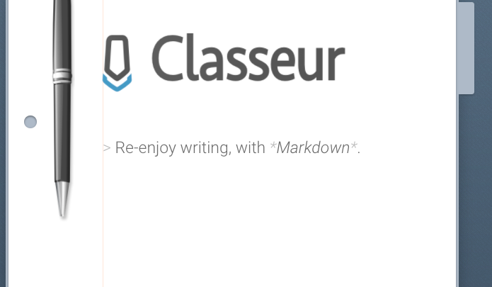 markdownエディタのClasseurがかなり便利！