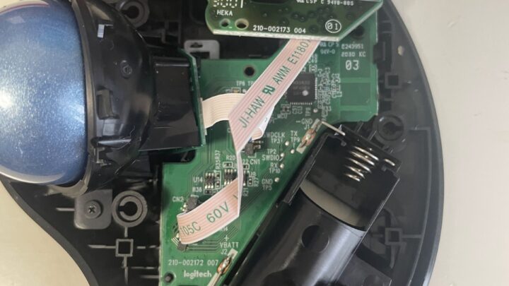 ロジクールのトラックボール M575Sを分解修理しました