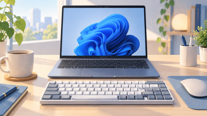 Windows 11で日本語配列のノートPCと英語配列の外付けキーボードを併用する方法